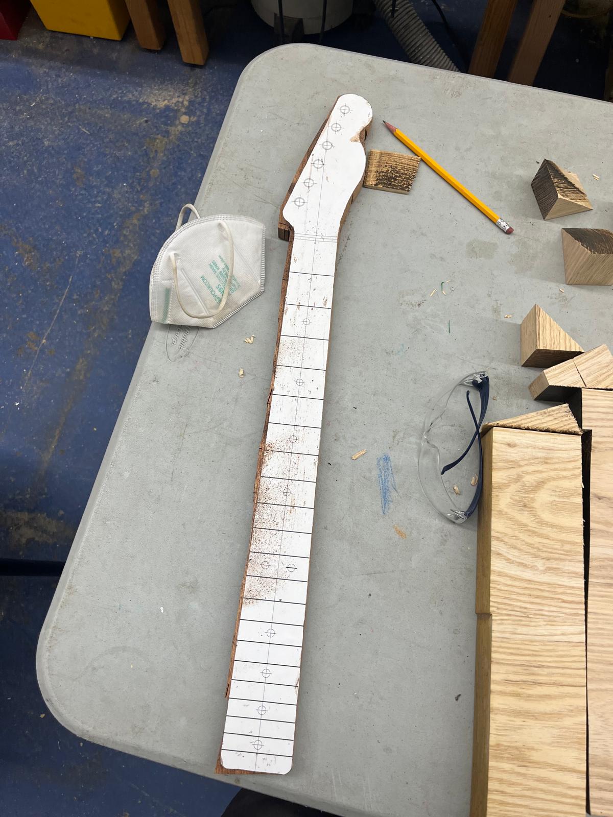 Guitar body blank